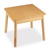 Child's Wooden Square Table