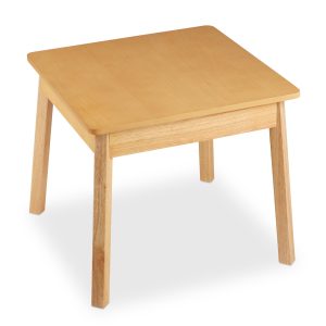 Child's Wooden Square Table