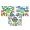Coloring Pad 3-Pack: Animals. Vehicles. Multi-Theme