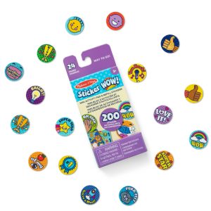 Sticker WOW!® Mini Activity Pad & Refill Stickers - Way to Go! (200+ Stickers. Stamper Not Included)