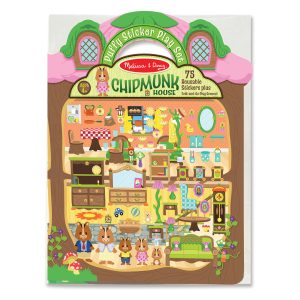 Puffy Sticker Play Set: Chipmunk House