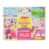 Reusable Sticker Pad Bundle - Fairy. Princess. Dress-Up. and Play House