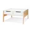 Wooden Art & Activity Table with Bins