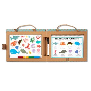 Natural Play: Play. Draw. Create Reusable Drawing & Magnet Kit ?C Ocean